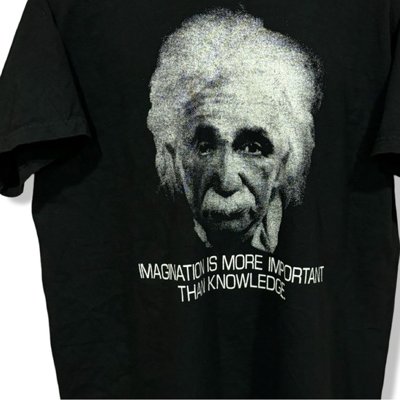 Vintage 90s Albert Einstein T-Shirt - Picture 2 of 3